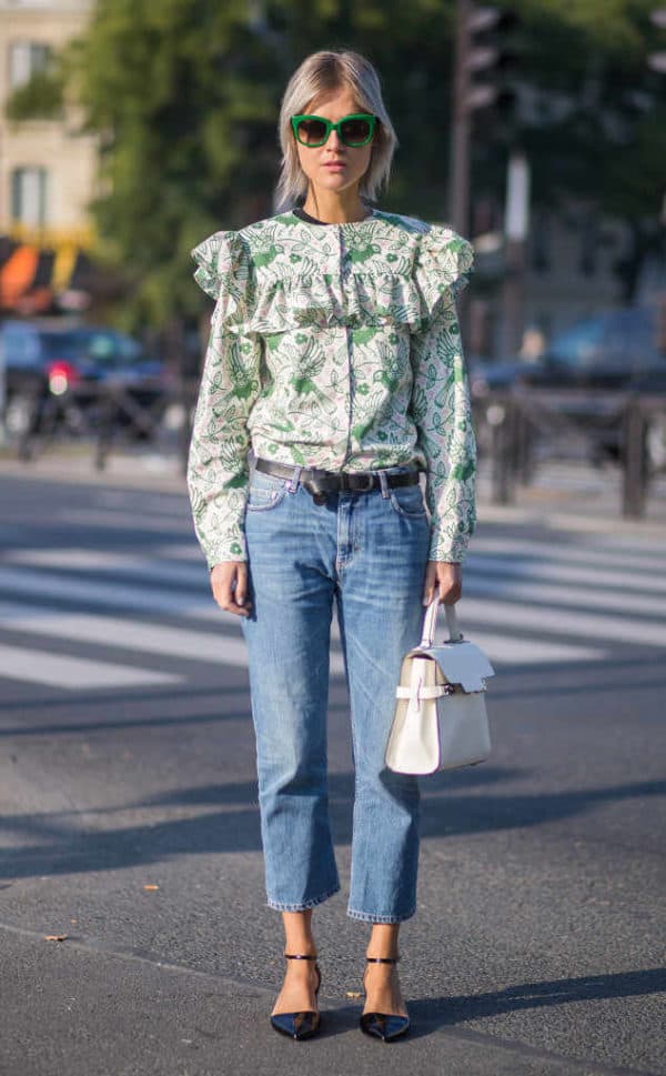How To Style Ruffles When The Temperatures Drop
