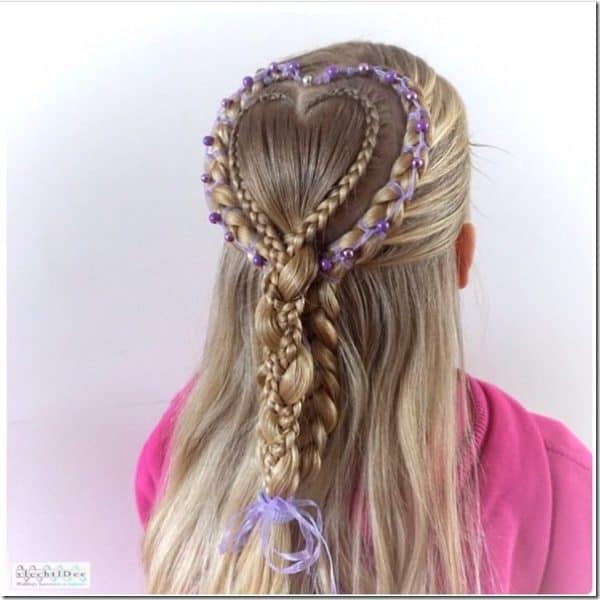 Cutest Valentines Day Hairstyles For Little Girls