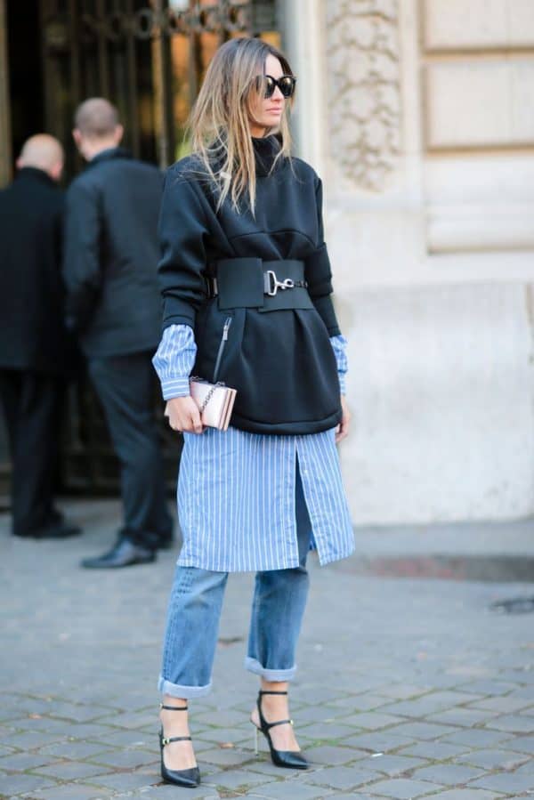 Dress Over The Jeans  Fashion Trend To Copy This Spring