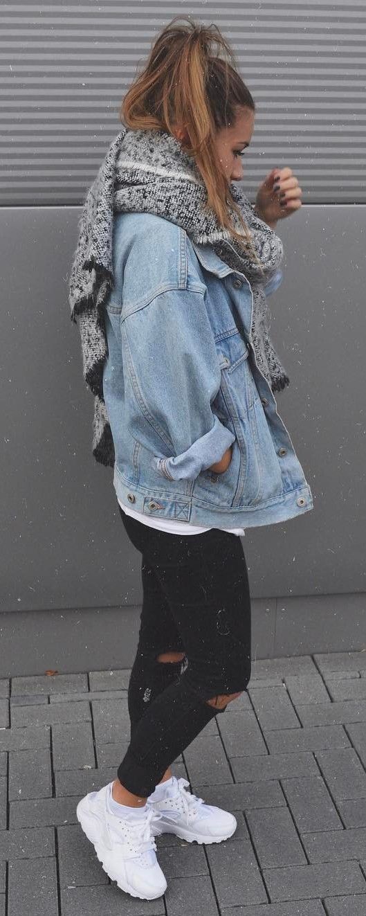 How To Wear Your Denim Jacket When The Temperatures Are Still Low