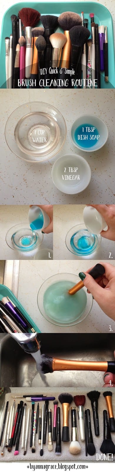 Awesome Homemade Brush Cleaners That You Should Try Now