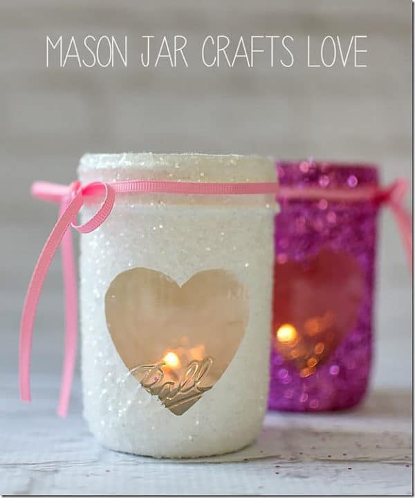 Sweet Mason Jar Valentines Day Crafts That Will Sweep You Off Your Feet