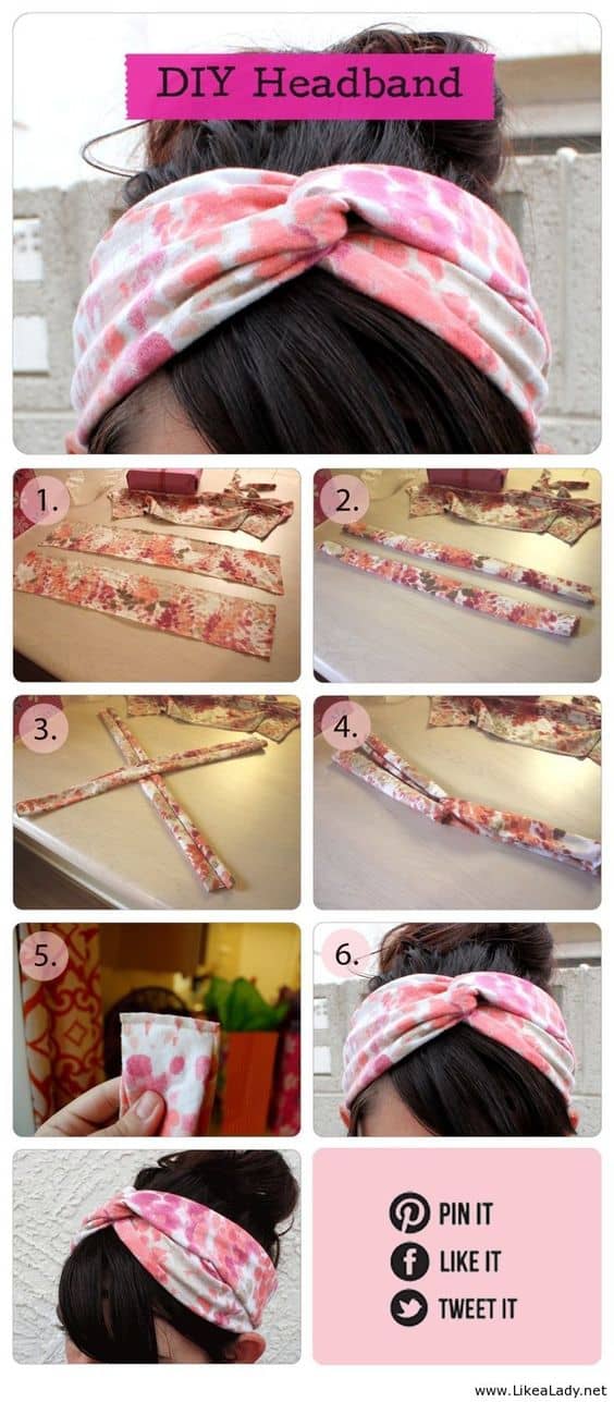 Astonishing DIY Headbands That You Can Make With Ease