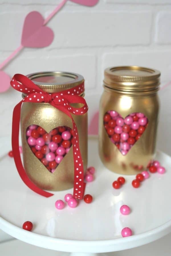 Sweet Mason Jar Valentines Day Crafts That Will Sweep You Off Your Feet