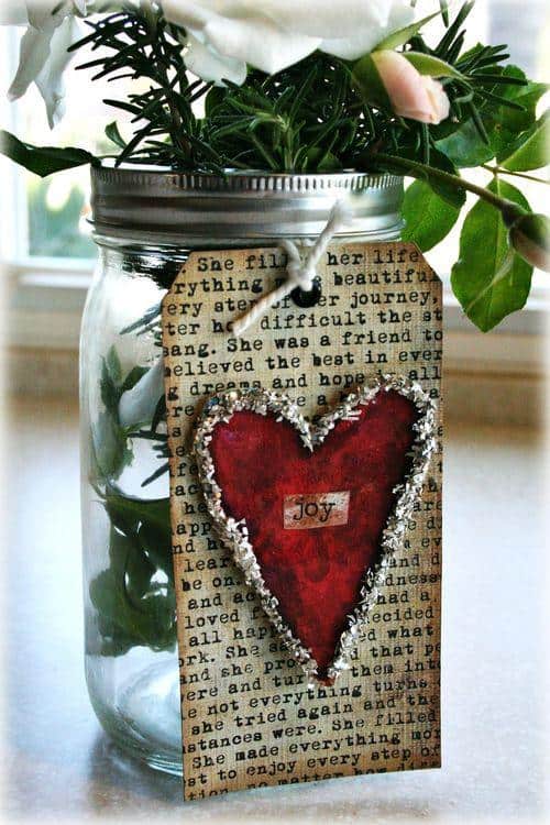 Sweet Mason Jar Valentines Day Crafts That Will Sweep You Off Your Feet