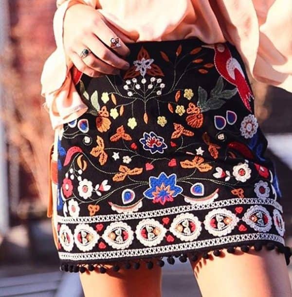 Eleven Ways To Wear Embroidery And Look Chic