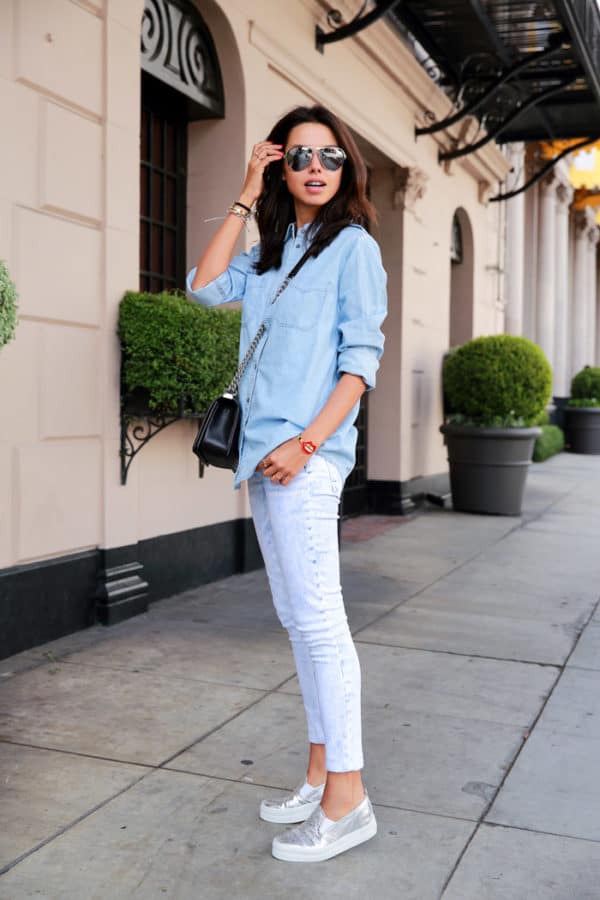 How To Combine Your Slip On Shoes With Your Spring Attire