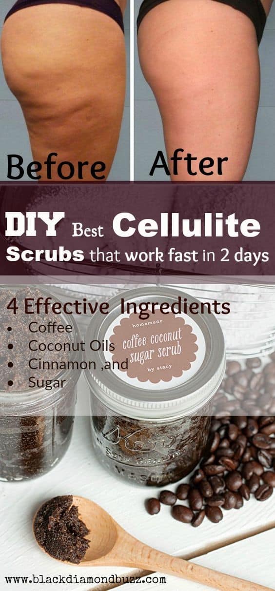 Homemade Anti-Cellulite Coffee Scrubs