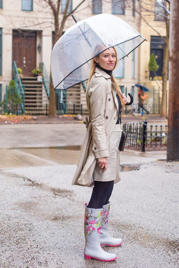 Adorable Spring Combinations With Rain Boots That Are Perfect For The Spring Showers