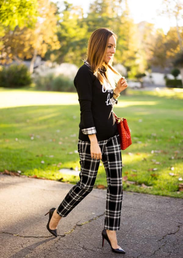 The Best Ways To Wear Plaid Pants This Spring Summer Season