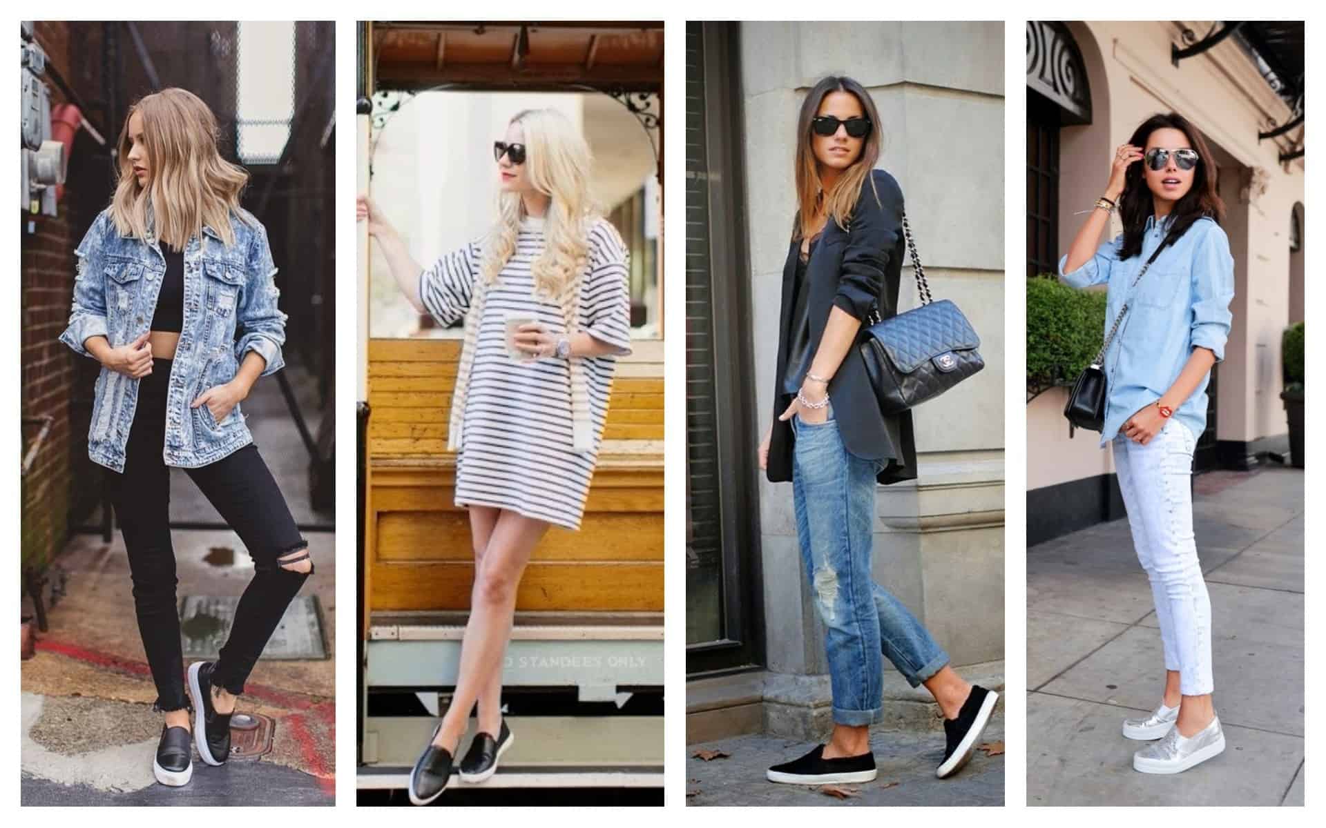 How To Combine Your Slip On Shoes With Your Spring Attire - ALL FOR ...