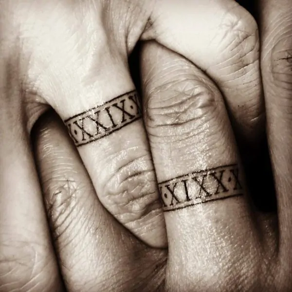 Unique Wedding Ring Tattoos That Will Make You Stand From the Rest Of The Crowd