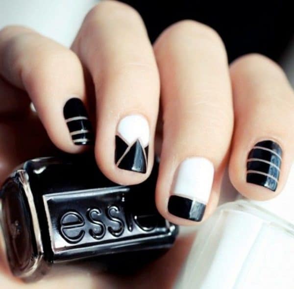 Dramatic Geometric Manicures That Will Add A Dose Of Sophistication To Your Look