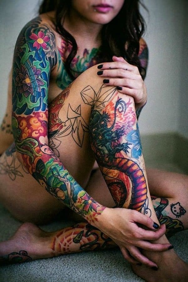 Inspiring Colorful Tattoos For Girls That Will Boost Your Creativity