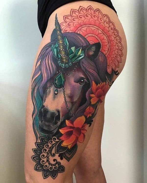 Inspiring Colorful Tattoos For Girls That Will Boost Your Creativity