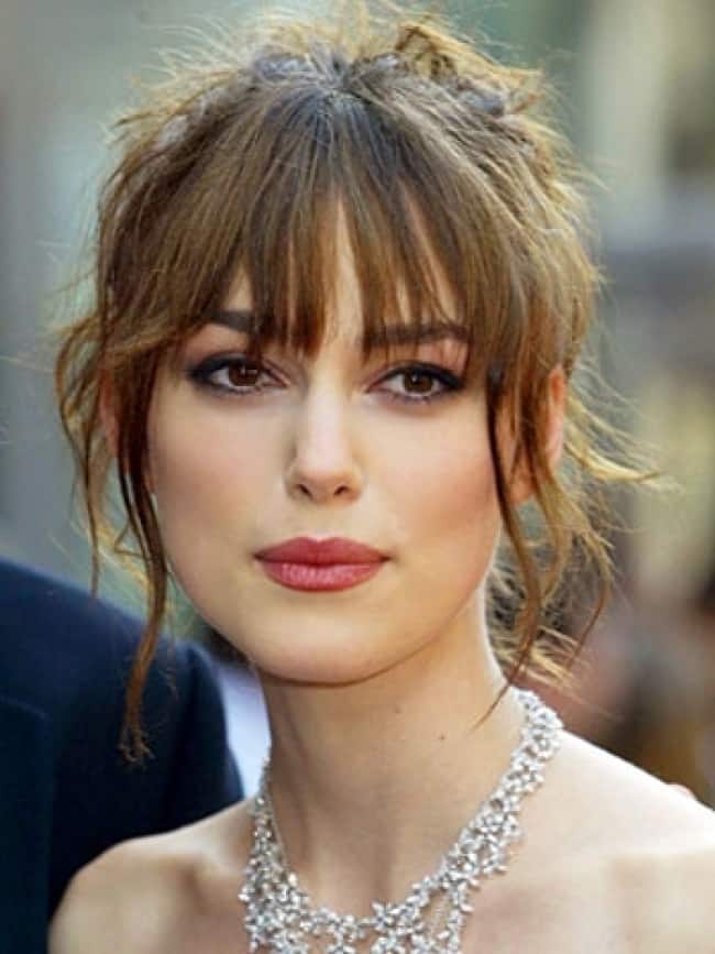 How To Style Up-Do Hairstyles With Bangs In Some Splendid Ways - ALL ...