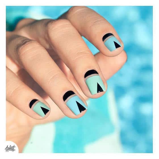 Dramatic Geometric Manicures That Will Add A Dose Of Sophistication To Your Look