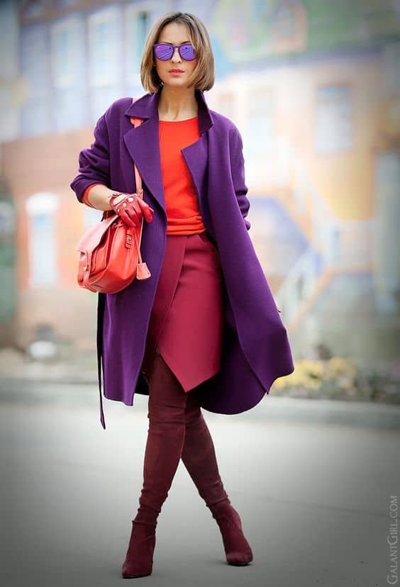 Stylish Ways To Wear The Ultra Violet Color Of The Year 2018 By Pantone