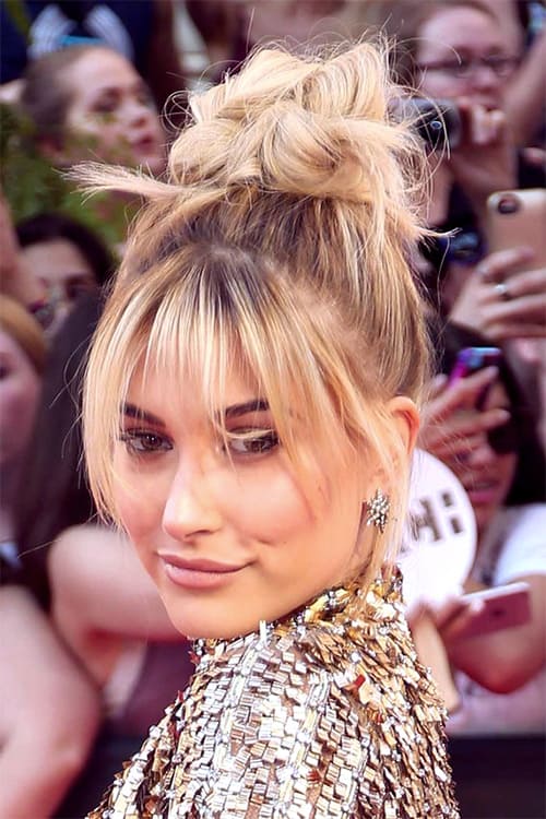 How To Style Up Do Hairstyles With Bangs In Some Splendid Ways