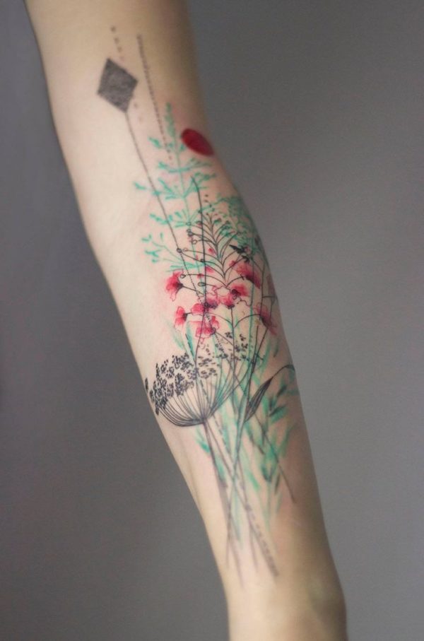 Inspiring Colorful Tattoos For Girls That Will Boost Your Creativity