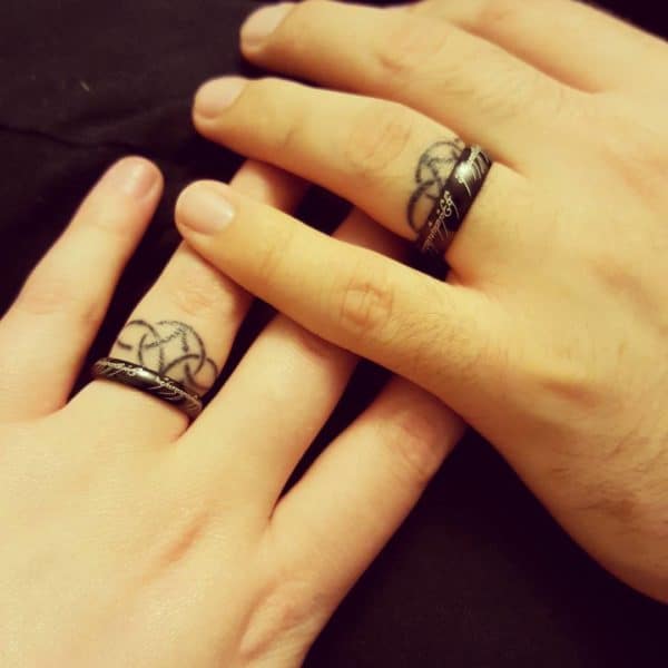 Unique Wedding Ring Tattoos That Will Make You Stand From the Rest Of The Crowd