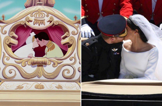 Crazy Resemblance Between The Royal Wedding And Disney Princess Fairy Tale