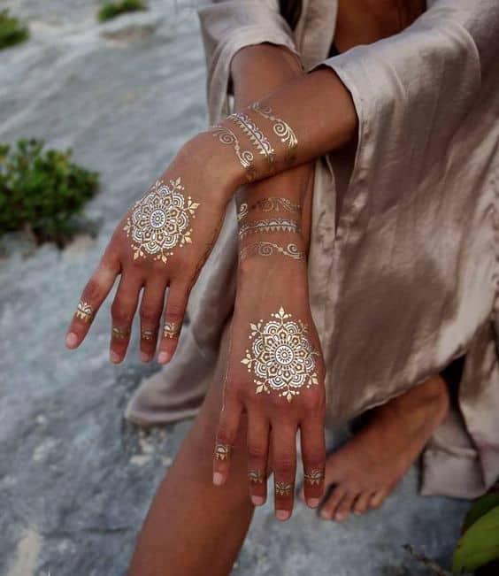 Temporary Metallic Tattoos That You Would Love To Get This Summer