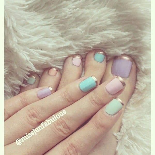 Matching Manicure And Pedicure Ideas That Are Currently Trending