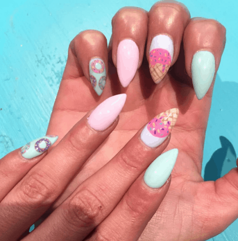 I Scream For Ice Cream Nails