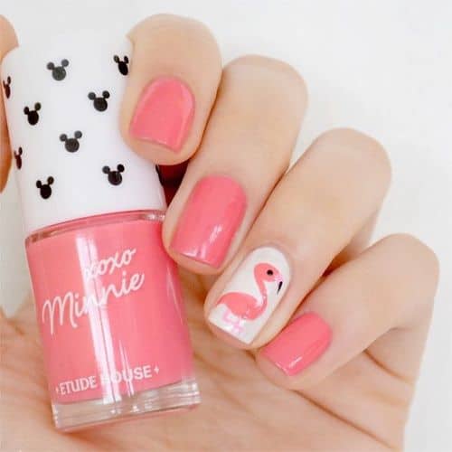 Flamingo Nail Designs That Celebrate Summer