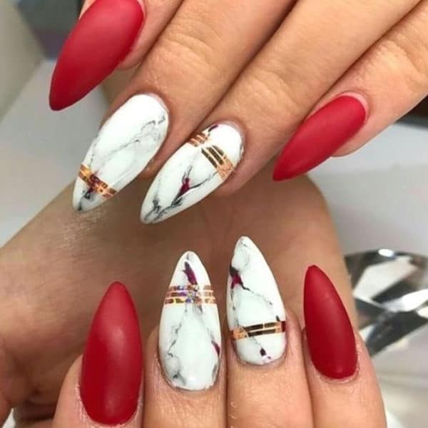 Fancy Marble Nails That Girls Are Going Crazy About