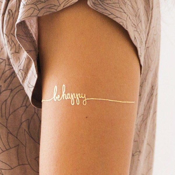 Temporary Metallic Tattoos That You Would Love To Get This Summer