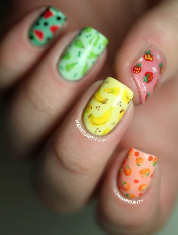 The Most Refreshing Fruit Manicure That You Have To Try This Summer