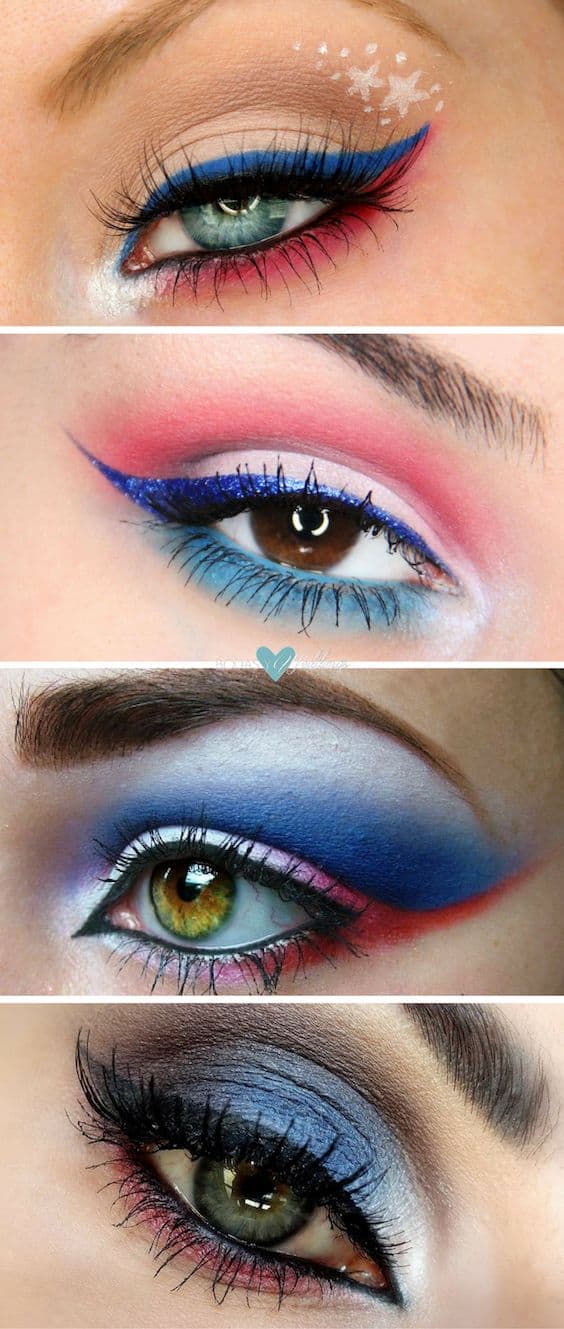 Bold 4th of July Makeup Ideas That Will Complete Your Patriotic Look