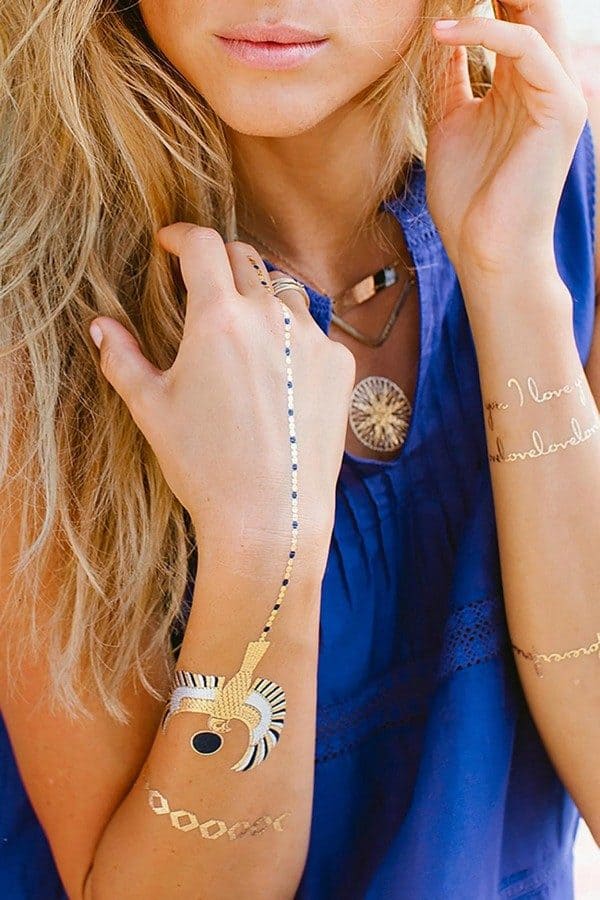 Temporary Metallic Tattoos That You Would Love To Get This Summer