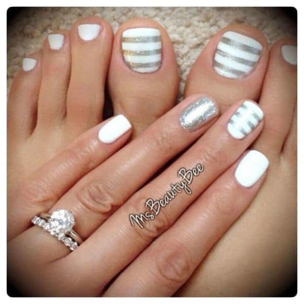Matching Manicure And Pedicure Ideas That Are Currently Trending