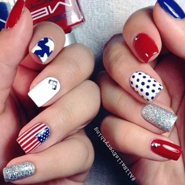 4th of July Nail Designs That Will Help You Show Your Patriotic Spirit