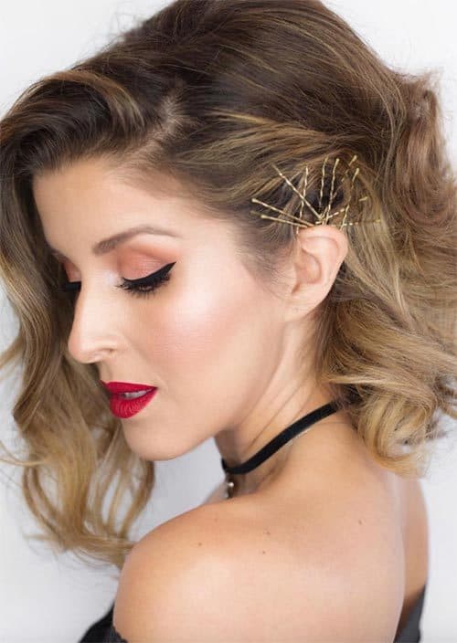 Eye Catching Exposed Bobby Pins Hairstyles That You Have To Check Out