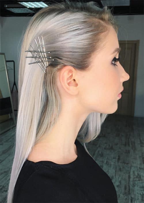 Eye-Catching Exposed Bobby Pins Hairstyles That You Have 