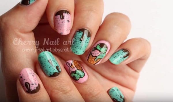 I Scream For Ice Cream Nails