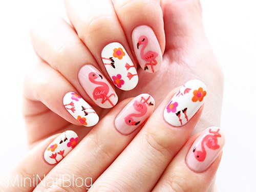 Flamingo Nail Designs That Celebrate Summer