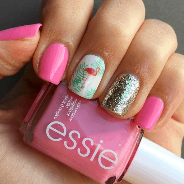 Flamingo Nail Designs That Celebrate Summer