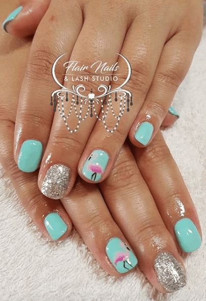 Flamingo Nail Designs That Celebrate Summer