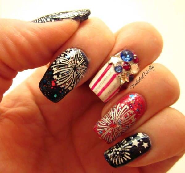 4th of July Nail Designs That Will Help You Show Your Patriotic Spirit