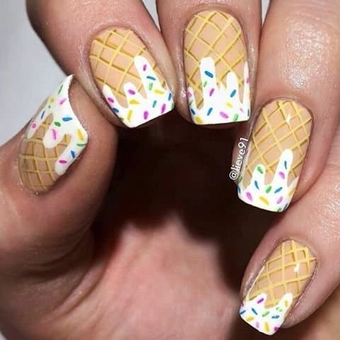 I Scream For Ice Cream Nails