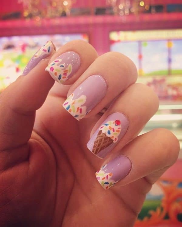 I Scream For Ice Cream Nails