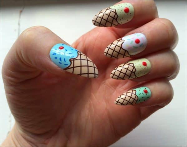 I Scream For Ice Cream Nails