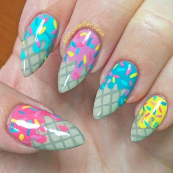 I Scream For Ice Cream Nails