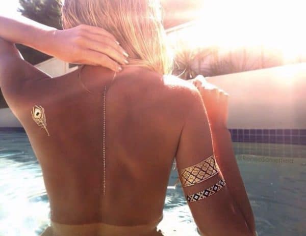 Temporary Metallic Tattoos That You Would Love To Get This Summer