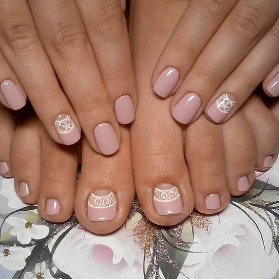 Matching Manicure And Pedicure Ideas That Are Currently Trending